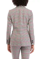 Women's One Button Notch Collar Jacket