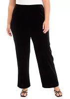 Plus Pull On Hollywood Waist Classic Pants