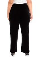 Plus Pull On Hollywood Waist Classic Pants