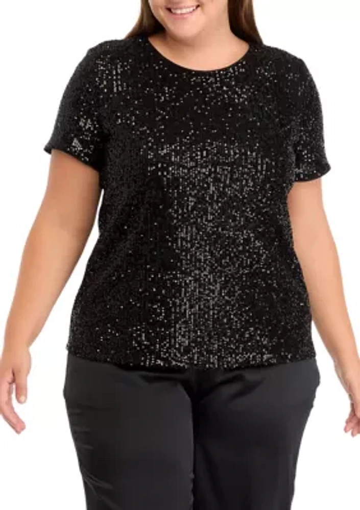 Plus Sequin T-Shirt