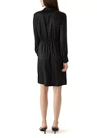 Women's Long Sleeve Wrap Shirtdress