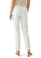 Women's  Front Slash Pocket Slim Trousers