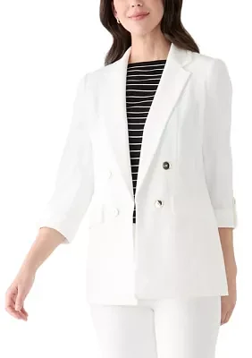 Women's Faux Double Breasted Blazer