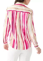 Women's Long Sleeve Button Down Blouse