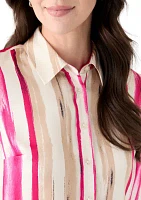 Women's Long Sleeve Button Down Blouse