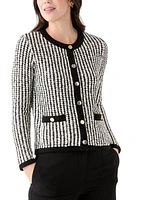 Women's Textured Tipped Cardigan