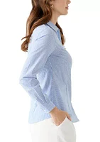 Women's Stripe Button Front Shirt