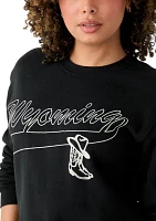 Women's Long Sleeve Wyoming Graphic Pullover