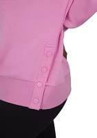 Softlite Scuba Sophie Sweatshirt with Side Snaps