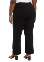 Plus Pull On Slash Pocket Trouser Pants