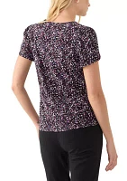 Women's Short Sleeve Printed Top