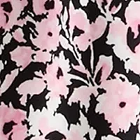 Plus Printed Drape Sleeve Blouse