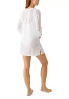 Solid Pullover Swim Coverup