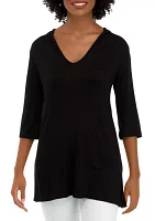 Hooded Tunic Swim Cover-Up