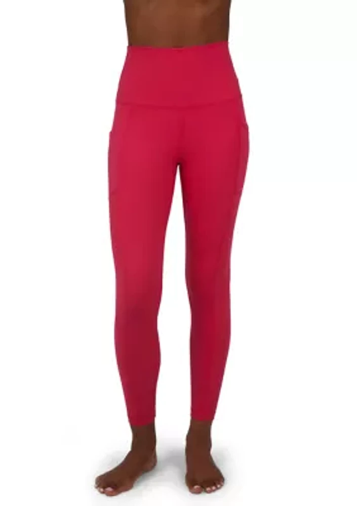 Women's Super High Rise Lux Tribeca Ankle Leggings with Side Pocket