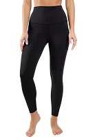 Lux Elastic Free Super High Waist Side Pocket Ankle Leggings