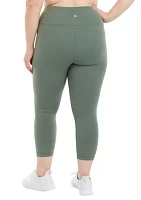 Plus High Rise Interlock Cropped Leggings