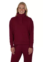 Women's Diamond Quilted 1/2 Zip Pullover