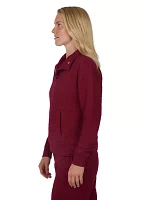 Women's Diamond Quilted 1/2 Zip Pullover