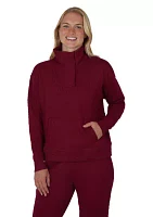 Women's Diamond Quilted 1/2 Zip Pullover