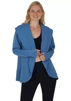 Women's Scuba Cardigan with Pockets