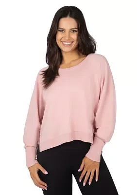 Women's Terry Brushed High Low Sweatshirt