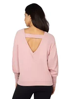 Women's Terry Brushed High Low Sweatshirt