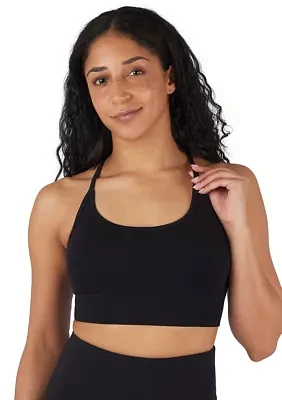 Seamless Bra with Strappy Back