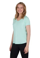 Women's Solid V-Neck T-Shirt