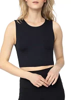 Women's Pure Cloud Nicki Basic Fitted Muscle Cropped Tank Top