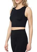 Women's Pure Cloud Nicki Basic Fitted Muscle Cropped Tank Top