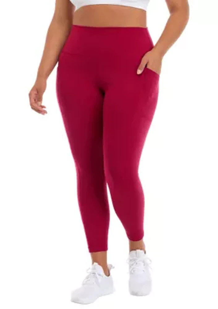 Plus High Rise Ankle Leggings