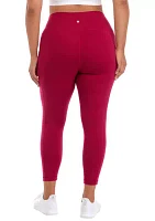 Plus High Rise Ankle Leggings