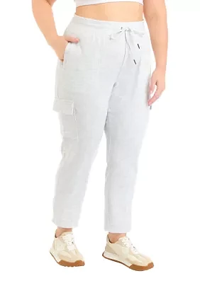 Plus Scuba Jamie Tapered Pants with Cargo Pockets