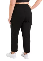 Plus Scuba Jamie Tapered Pants with Cargo Pockets