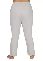 Plus Lux Avenue Straight Leg Pants