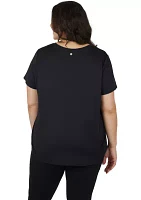 Plus V-Neck T-Shirt