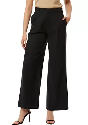 Women's Side Stripe Wide Leg Trouser Pants