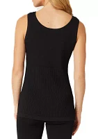 Women's Variegated Ribbed Knit Tank Top