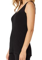 Women's Variegated Ribbed Knit Tank Top