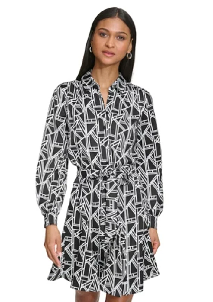 Women's Printed Shirtdress