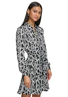 Women's Printed Shirtdress