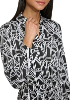 Women's Printed Shirtdress