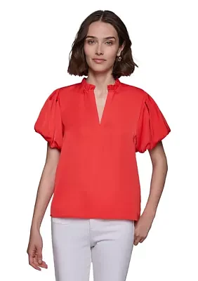 Women's Puff Sleeve Blouse