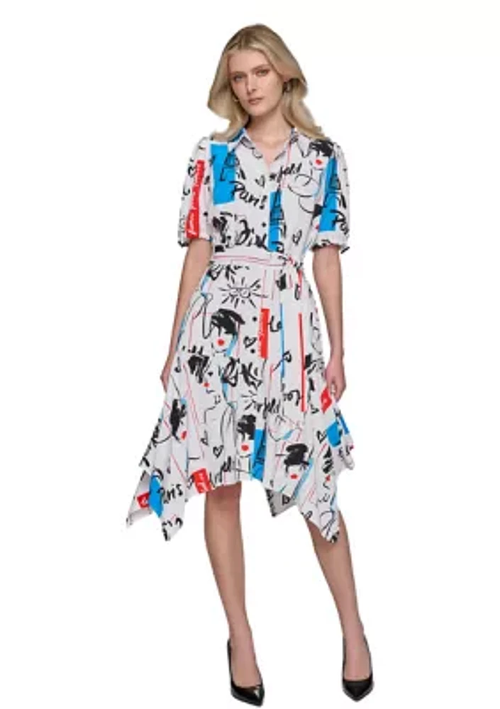 Women's Printed Shirtdress