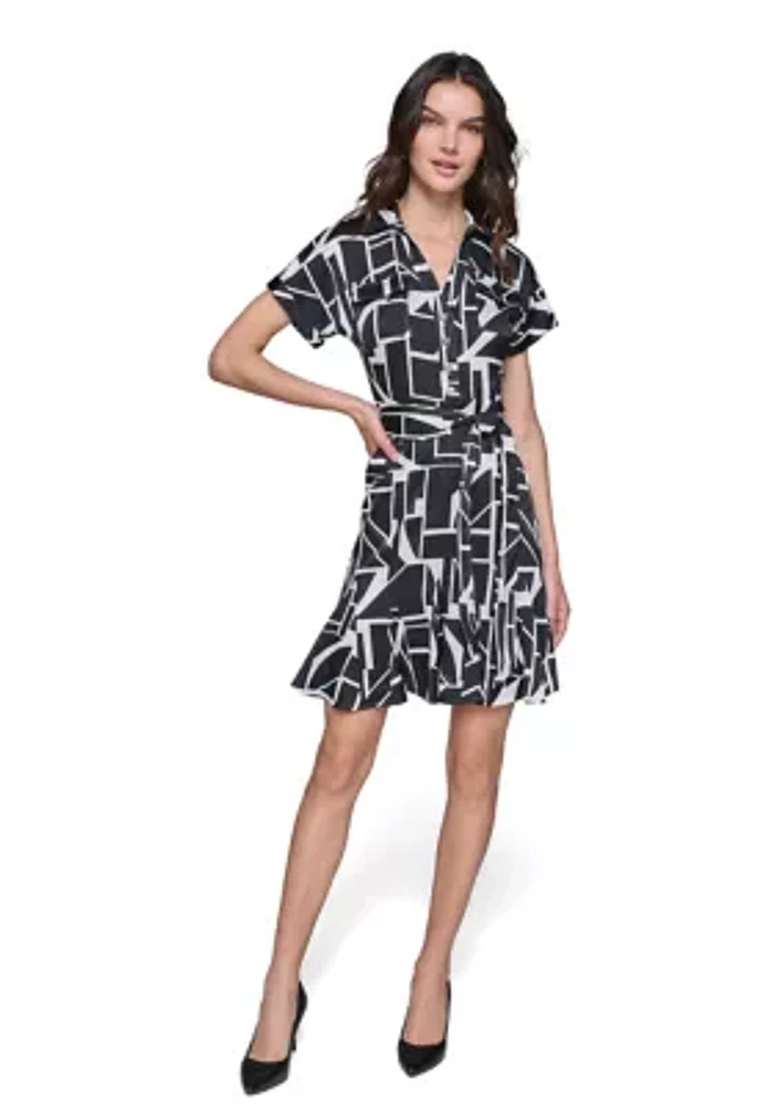 Women's Printed Shirtdress