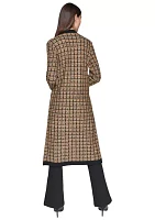 Women's Open Front Tweed Cardigan