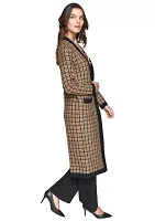 Women's Open Front Tweed Cardigan