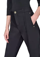 Women's Side Embellished Slim Pants