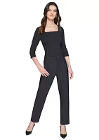 Women's Side Embellished Slim Pants